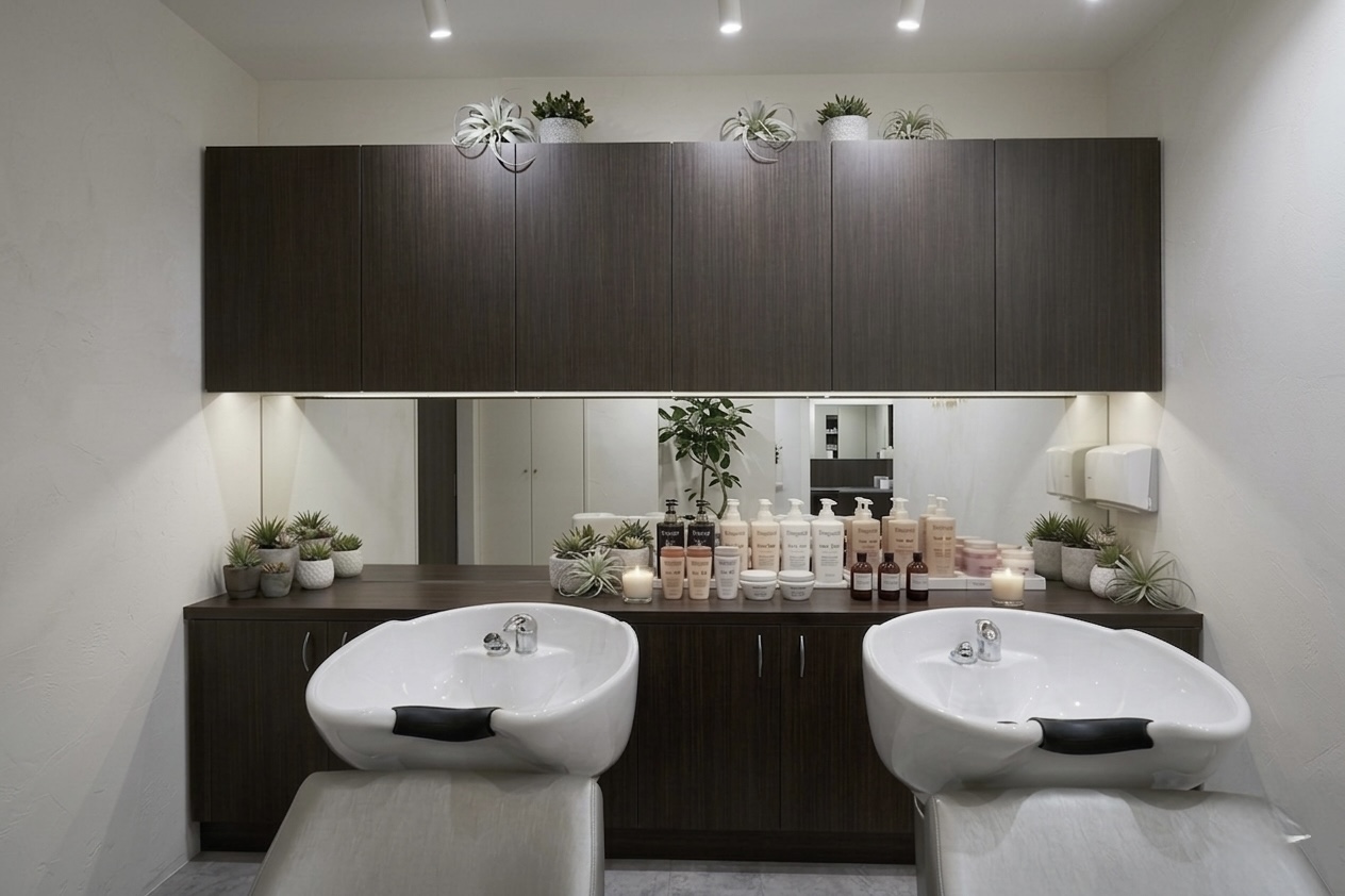 Plaukų plovimo zona